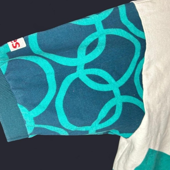 VTG 1996 Atlanta Olympics Polo – Men’s M – All Over Print, Retro Vibes - Picture 7 of 8